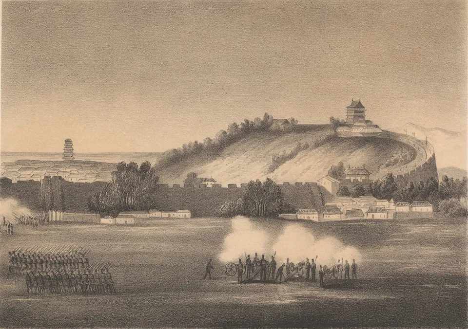 영·프 연합군의 광저우 포격 — 1857년 12월