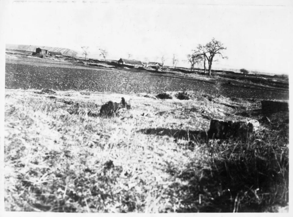 Palace ruins of Balhae’s Upper Capital Sanggyeong (Dongjingcheng, Ning’an, China), 1930s photograph