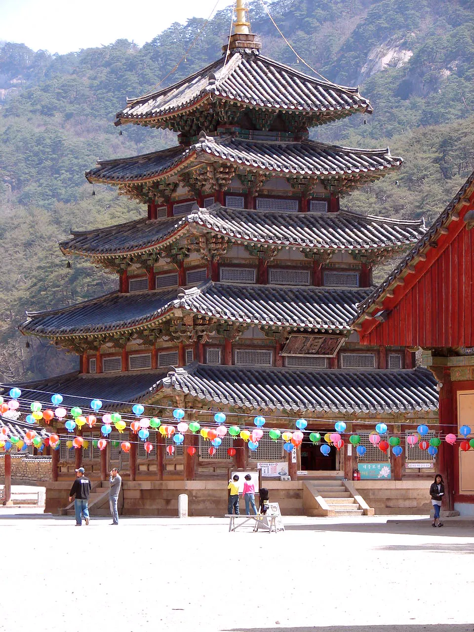 Palsangjeon, Beopjusa, Boeun — the only surviving five-storey wooden pagoda in Korea