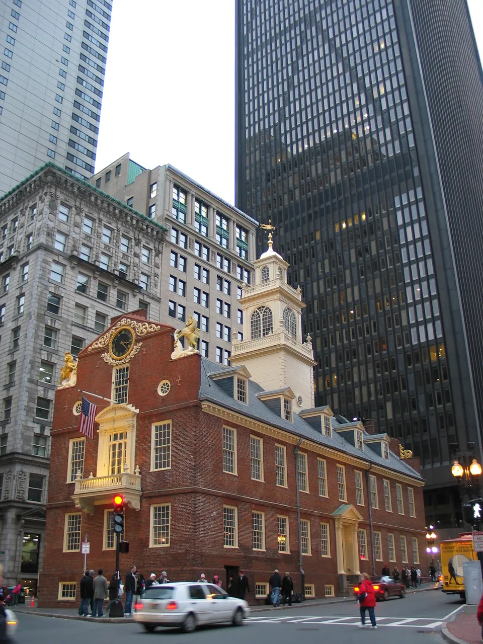 The Old State House, Boston — British soldiers fired on the crowd in front of it on 5 March 1770