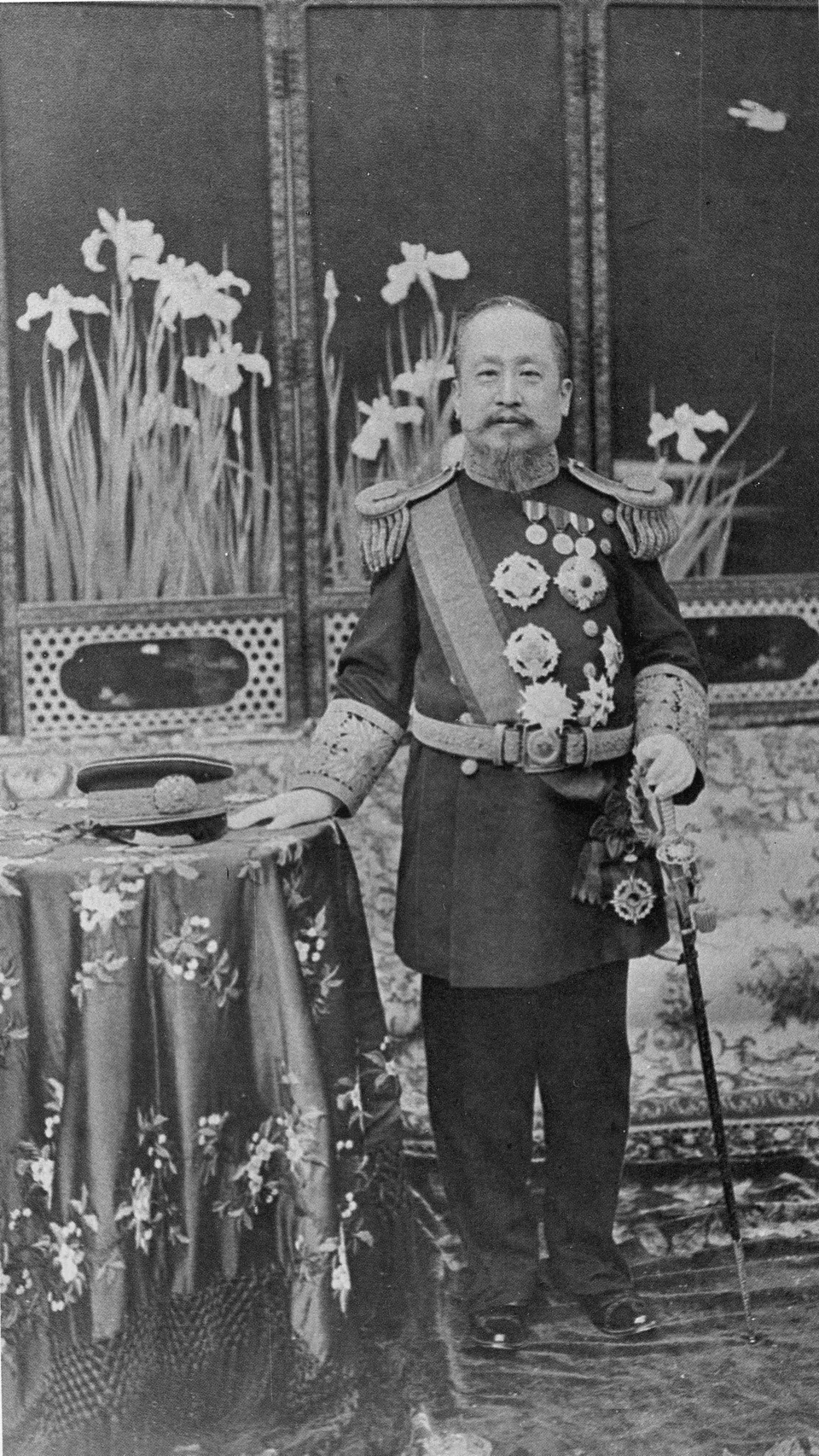 Emperor Gojong of the Korean Empire, whose unlimited sovereignty the 1899 constitution declared