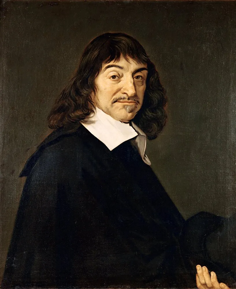 René Descartes — after a portrait by Frans Hals (1649)