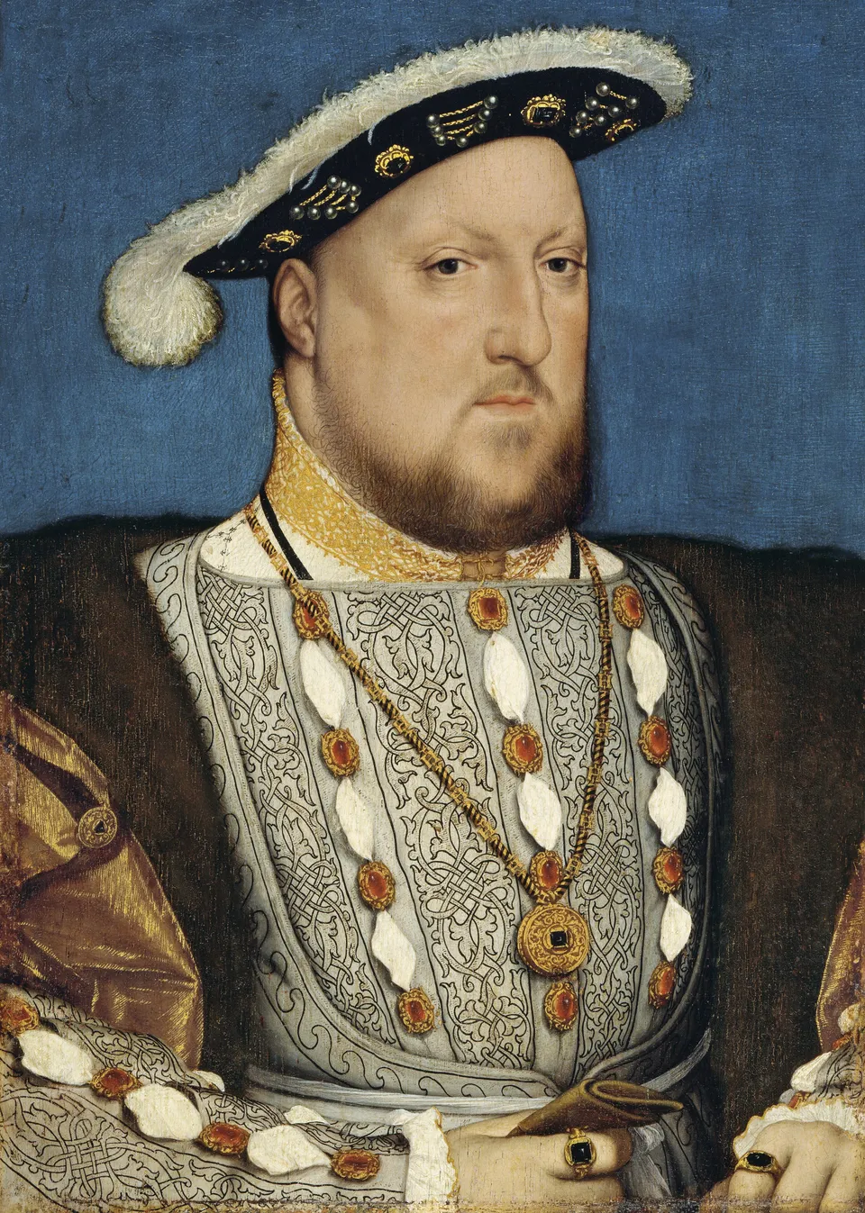Henry VIII — portrait by Hans Holbein the Younger, c. 1537 (Galleria Nazionale d’Arte Antica, Rome)