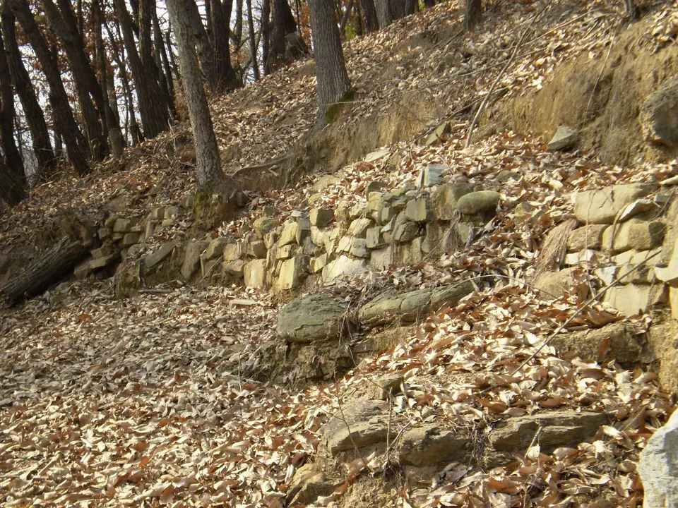 합천 대야성 성벽