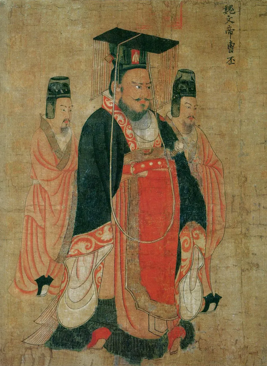 Cao Pi, Emperor Wen of Wei — Yan Liben, Thirteen Emperors Scroll