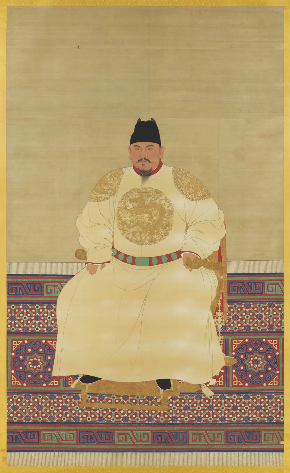 Seated portrait of the Hongwu Emperor (Ming Taizu), National Palace Museum, Taipei