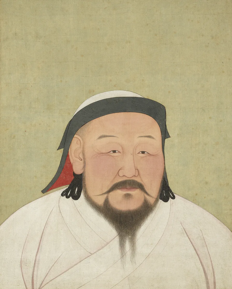 Kublai Khan, Emperor Shizu of Yuan — from the Yuan imperial portrait album