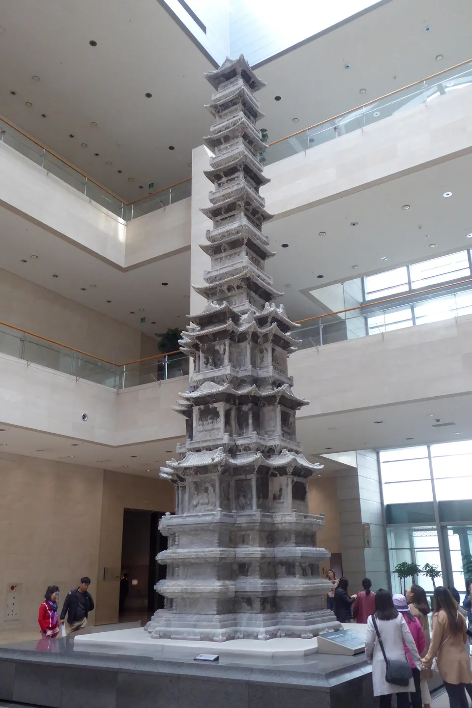 Ten-story stone pagoda of Gyeongcheonsa (1348), National Museum of Korea
