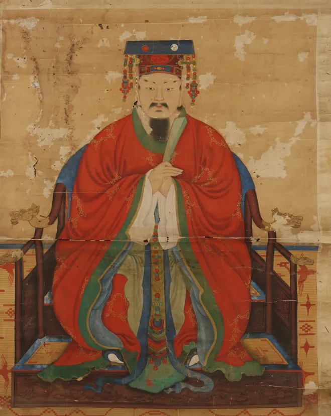 신라 경순왕 초상 — 후대에 옮겨 그린 영정
