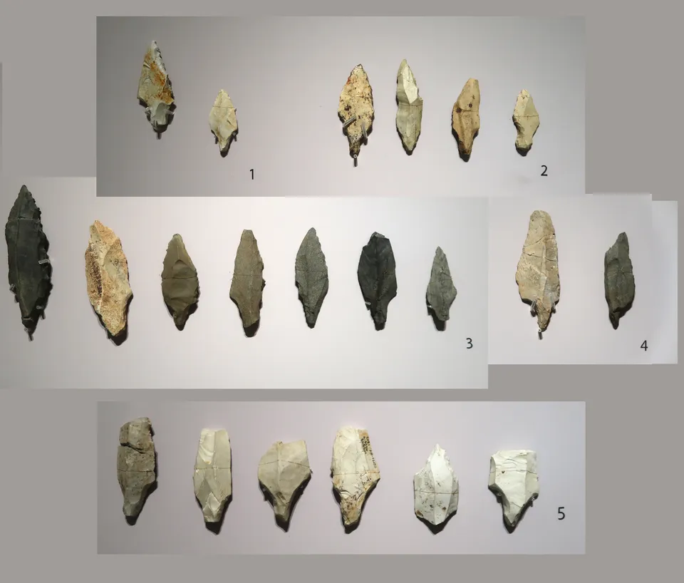 한반도 후기 구석기 시대의 슴베찌르개 — 국립중앙박물관