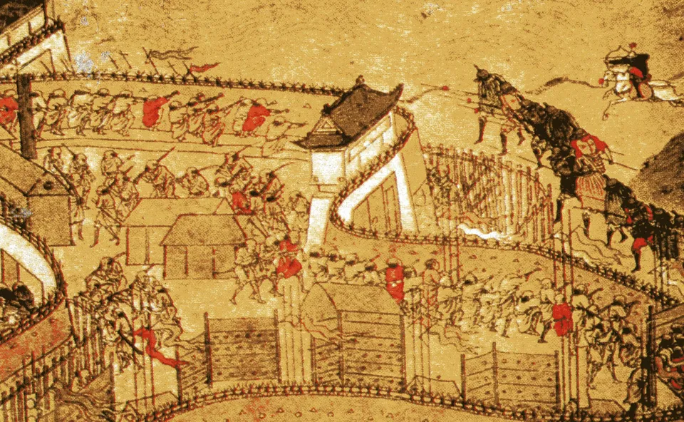 정왜기공도권 — 1598년 조·명 연합군과 일본군의 싸움을 그린 명나라 두루마리