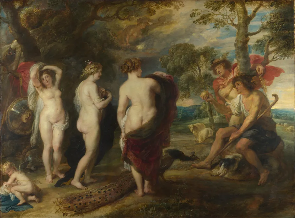 Peter Paul Rubens, The Judgement of Paris, c. 1632–1635 — National Gallery, London