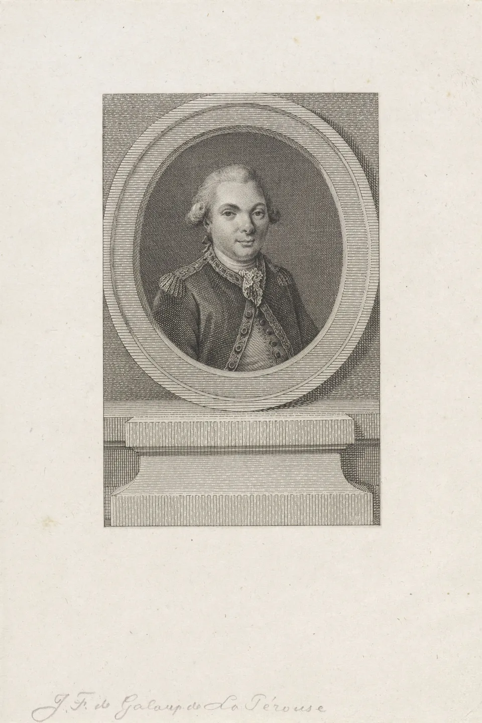 La Pérouse — engraved portrait (Rijksmuseum)