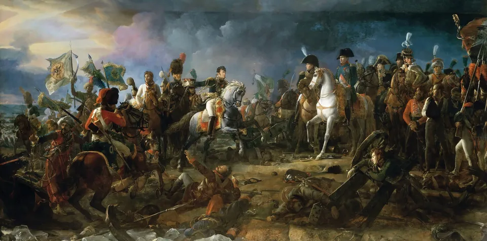 Napoleon at the Battle of Austerlitz, 2 December 1805 — painting by François Gérard, 1810