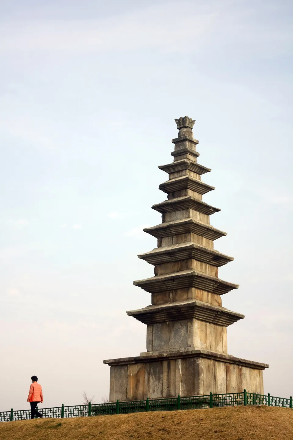Seven-story pagoda at Tappyeong-ri, Chungju — a Unified Silla pagoda in Jungwon-gyeong, one of the five secondary capitals
