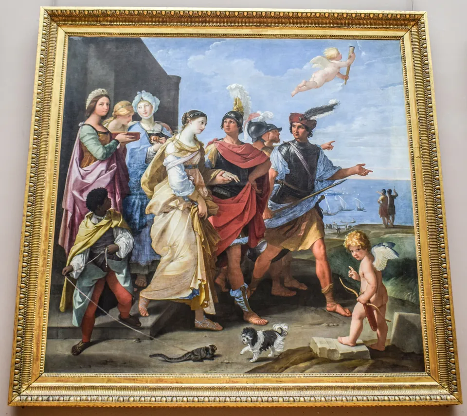 Guido Reni, The Abduction of Helen, c. 1631 — Louvre