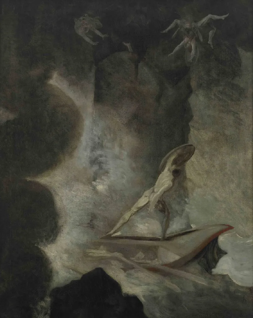 Odysseus between Scylla and Charybdis — painting by Henry Fuseli, 1794–1796