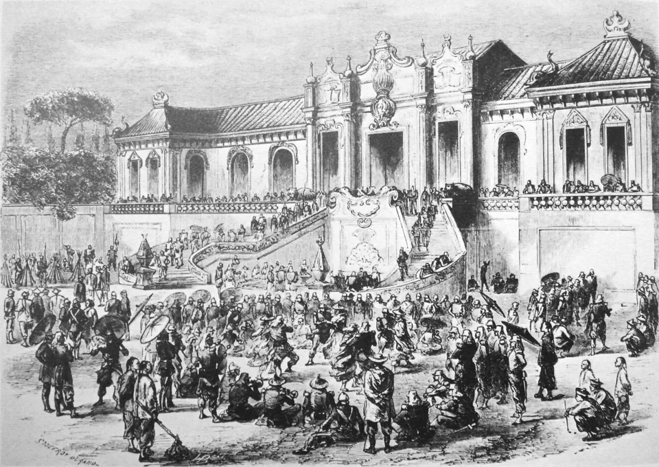 영·프 연합군의 원명원 약탈 — 1860년 10월