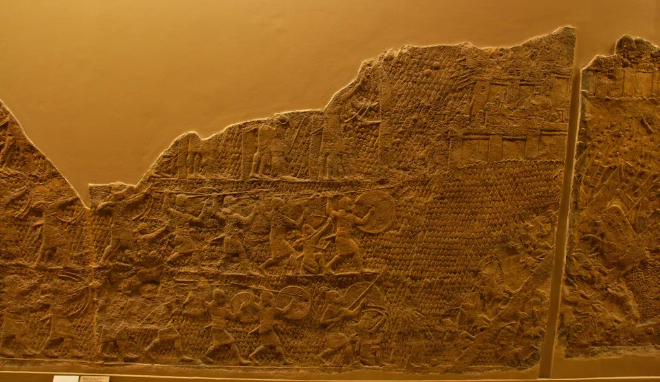 The Lachish reliefs from Sennacherib’s palace at Nineveh, British Museum
