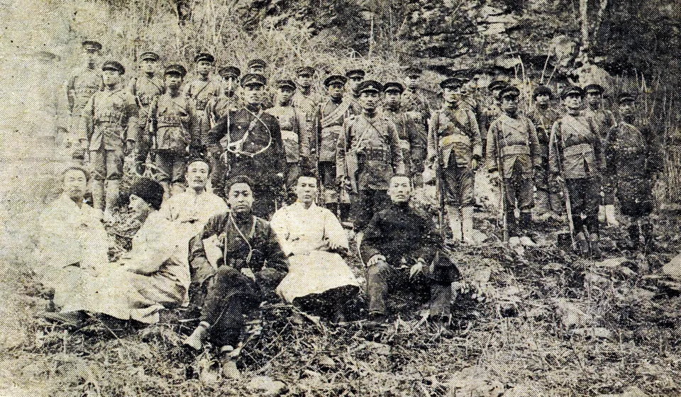 Members of the Chamuibu, the Provisional Government’s army in Manchuria — 1923