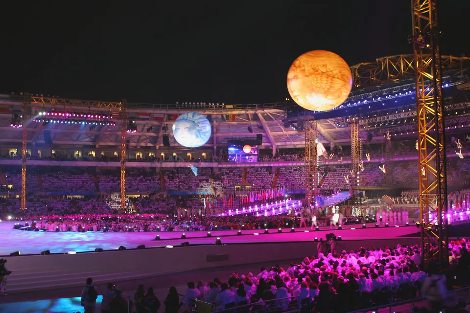 Opening ceremony of the Turin Winter Olympics, 10 February 2006