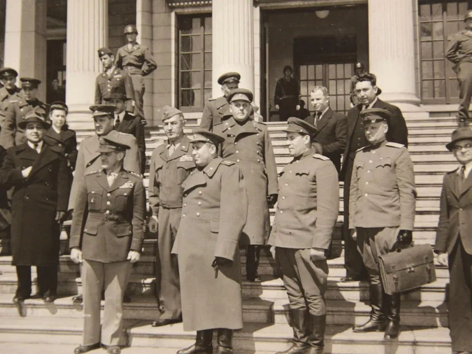 Opening of the first Joint US-Soviet Commission at Deoksugung Palace, Seoul, 20 March 1946