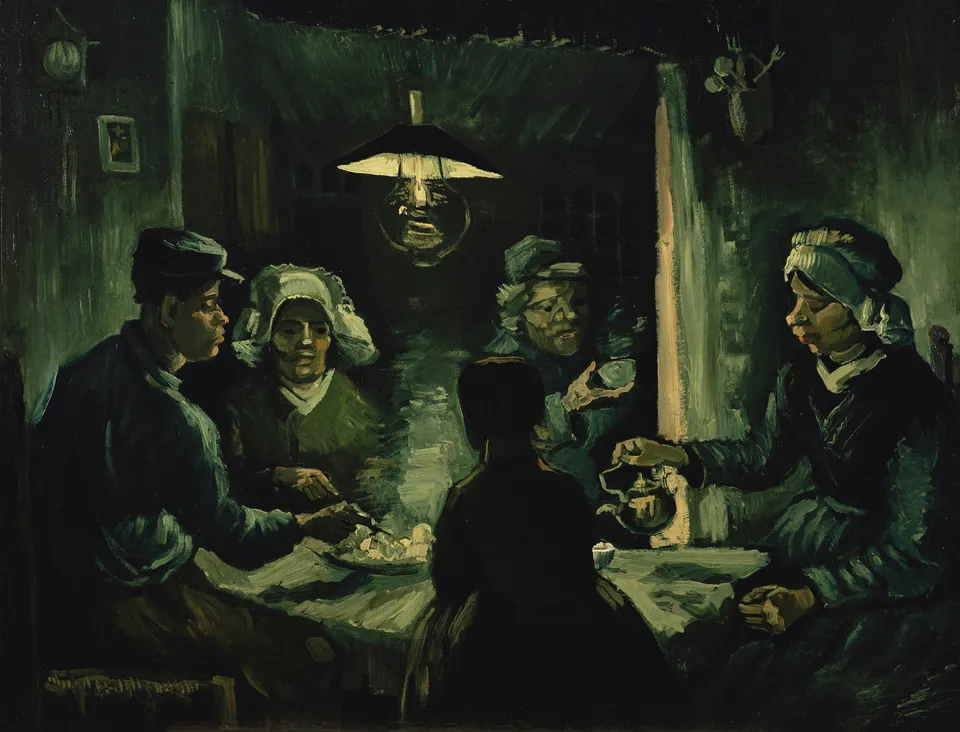 『감자 먹는 사람들』 (1885, 반 고흐 미술관)
