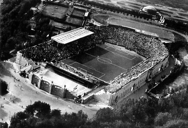 The National Fascist Party Stadium in Rome an hour before the final, 10 June 1934