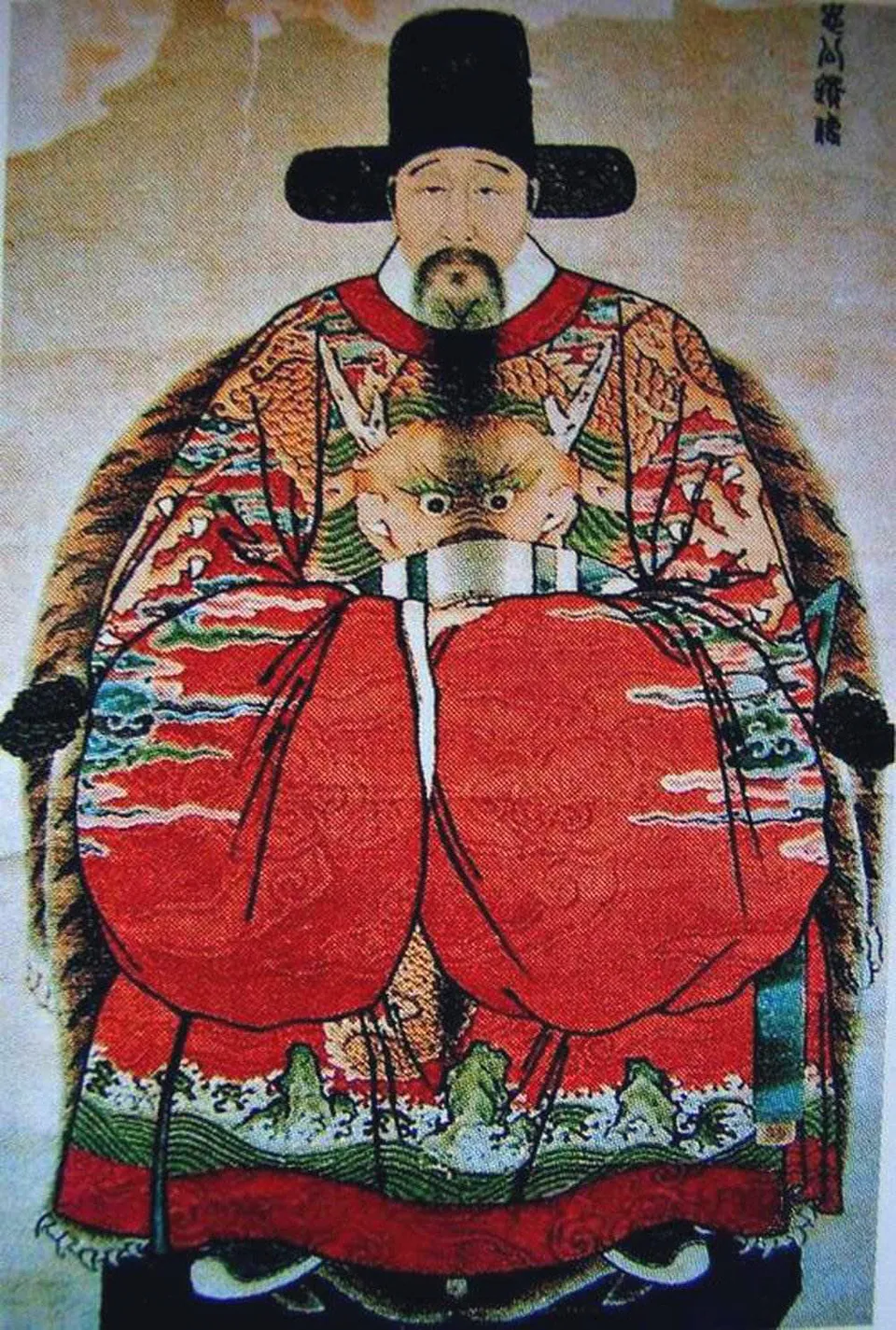 망포를 입은 장거정의 초상