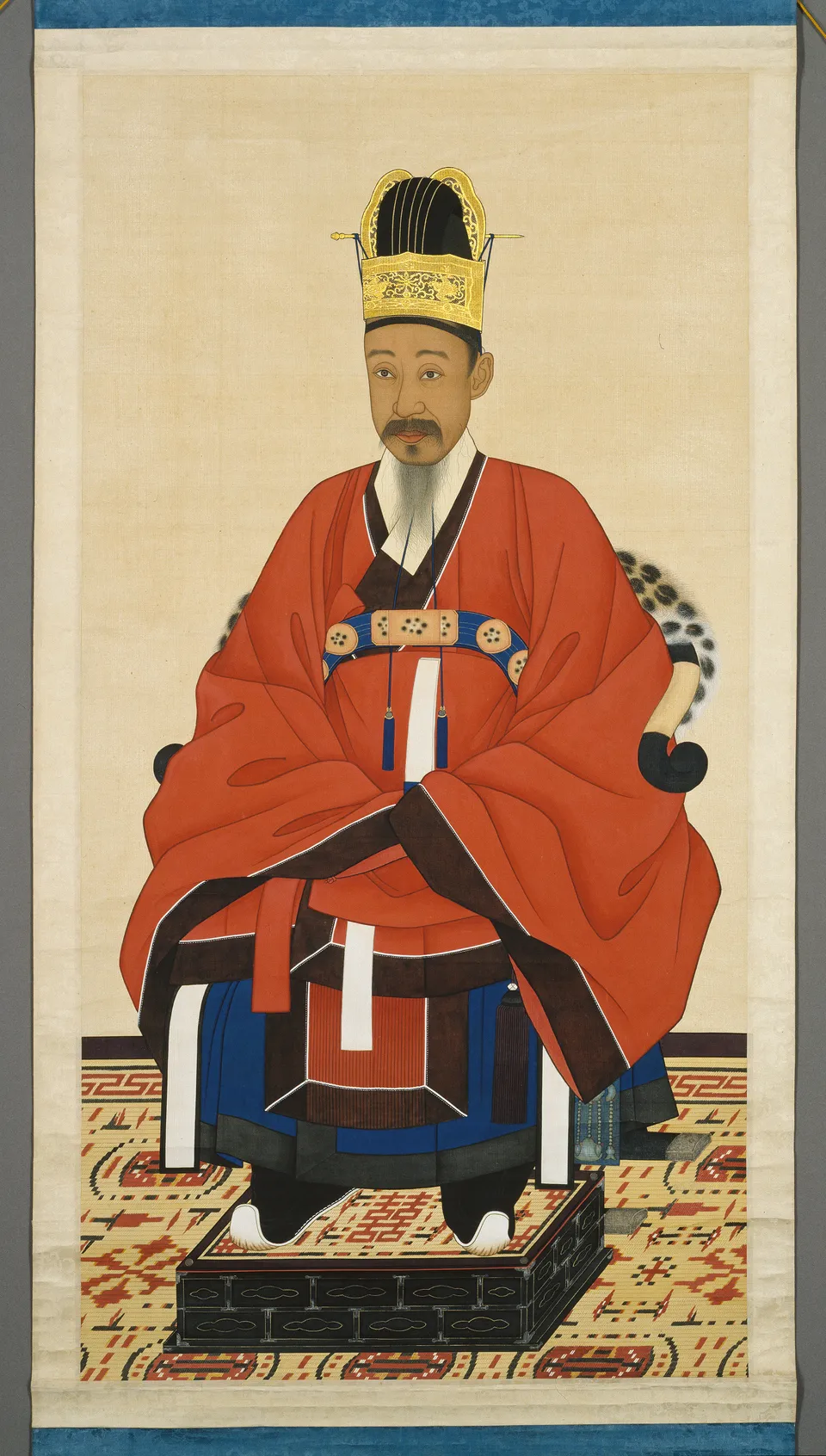 Portrait of Heungseon Daewongun (Yi Ha-eung) by Yi Han-cheol and Yu Suk