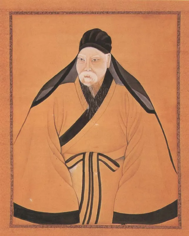 박지원 초상 — 손자 박주수 그림