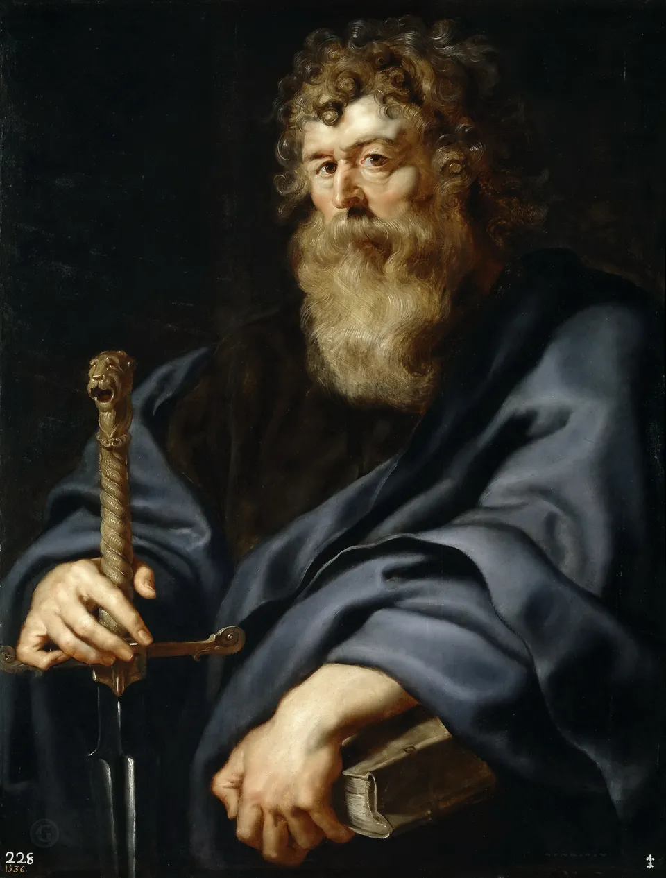 Paul the Apostle, painted by Rubens (c. 1611), Museo del Prado, Madrid